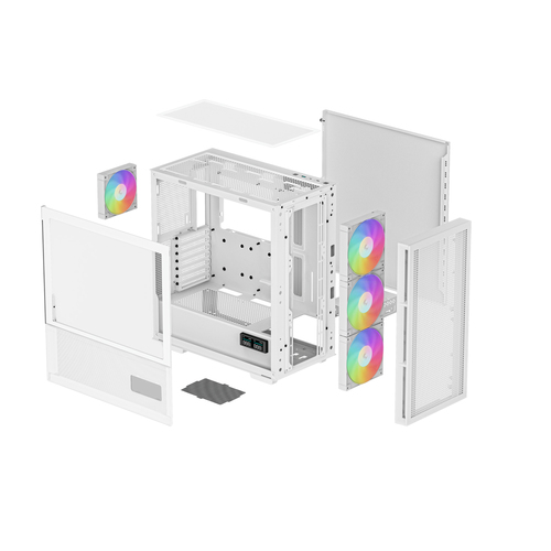 Deepcool CH560 Digital Blanc Blanc - Boîtier PC Deepcool - 12