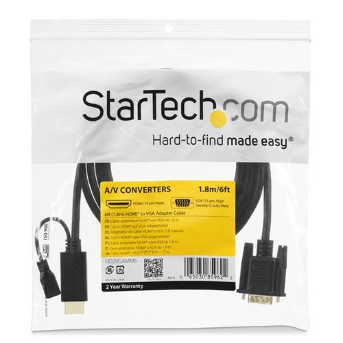 3ft HDMI to VGA active converter cable - Achat / Vente sur grosbill.com - 4