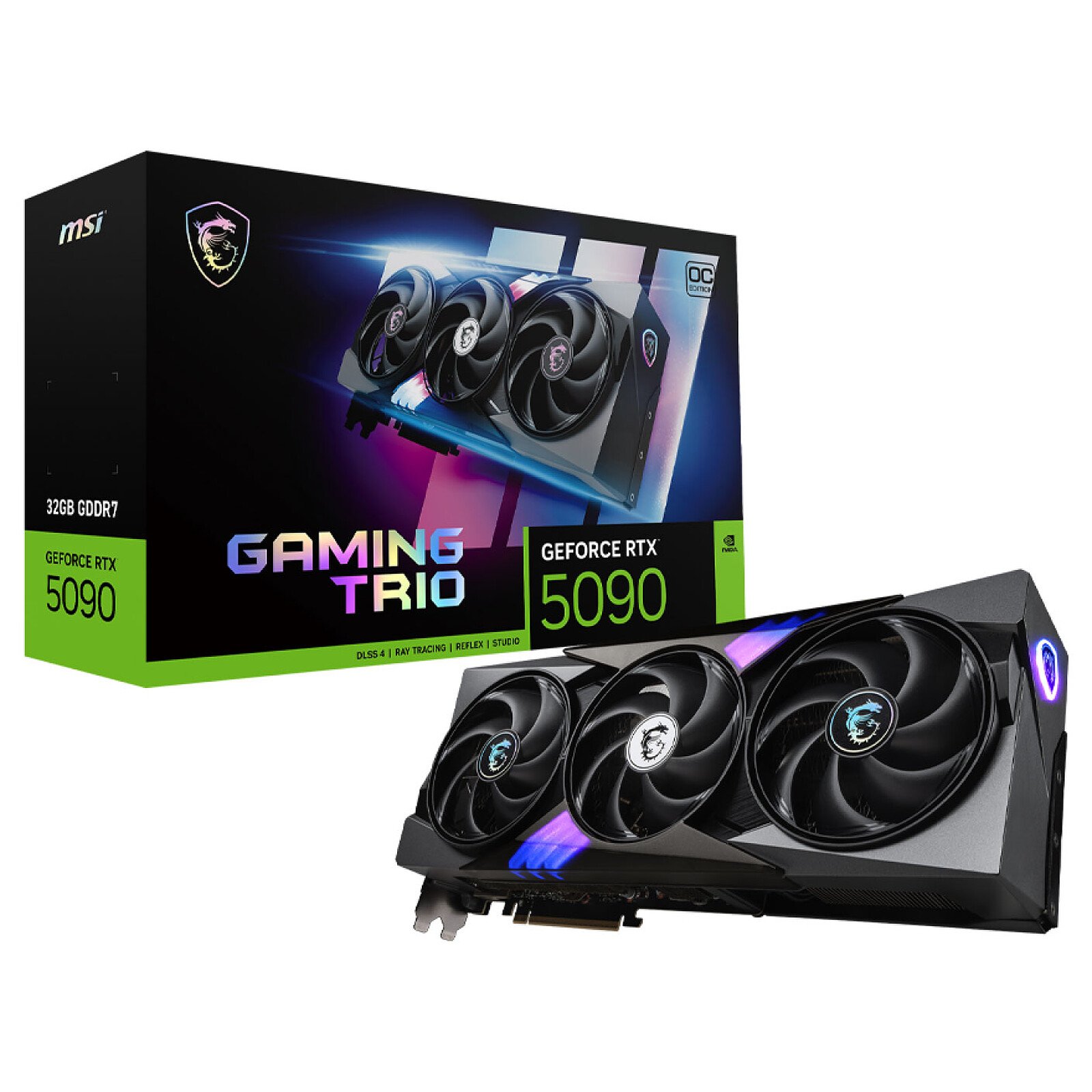 MSI GeForce RTX 5090 32G GAMING TRIO OC  - Carte graphique MSI - 0