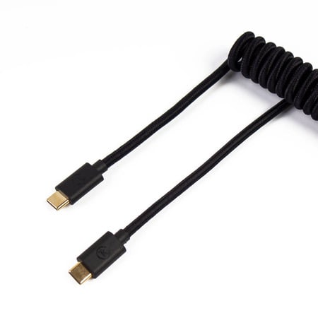 Cable Coiled Aviator - USB C - Noir - Connectique PC - grosbill.com - 0