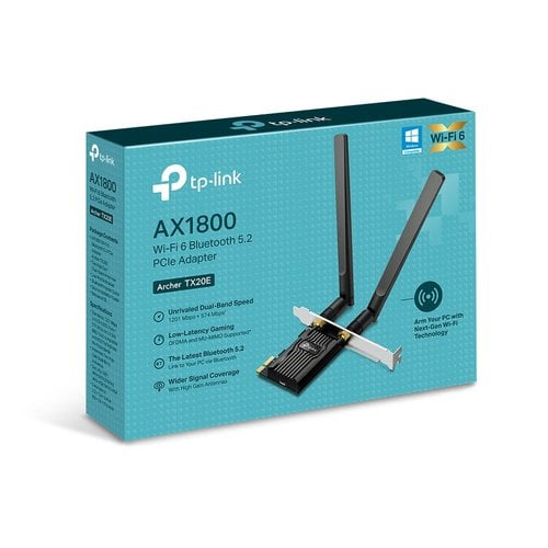 AX1800 Wi-Fi 6 Bluetooth 5.2 Adapter - Achat / Vente sur grosbill.com - 1