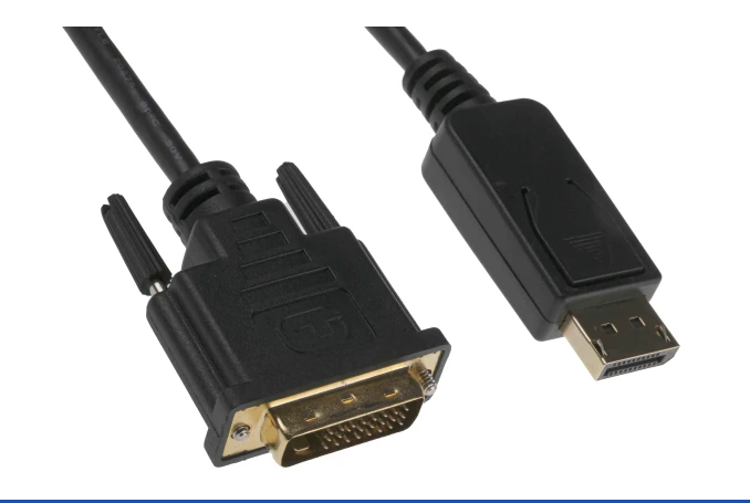 Câble DisplayPort/DVI-D Mâle/Mâle 5m - Connectique PC - 0