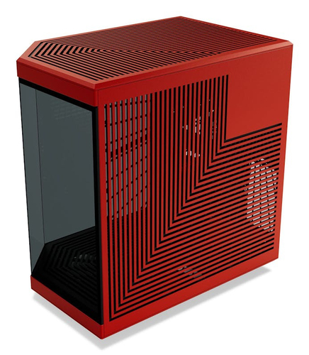 Hyte MT/Sans Alim/E-ATX Rouge - Boîtier PC Hyte - grosbill.com - 5