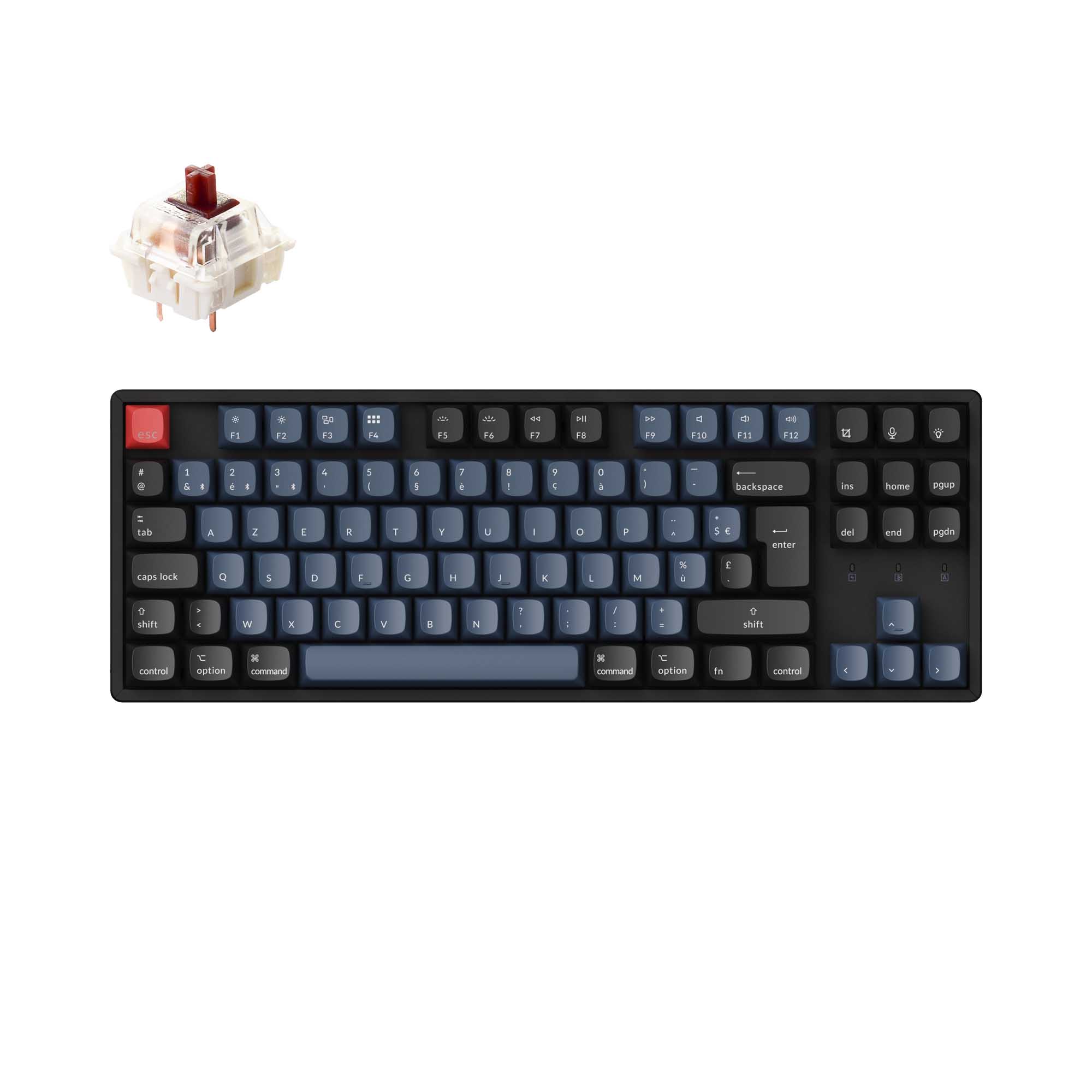 Keychron K8 PRO QMK RGB - Clavier PC Keychron - grosbill.com - 0