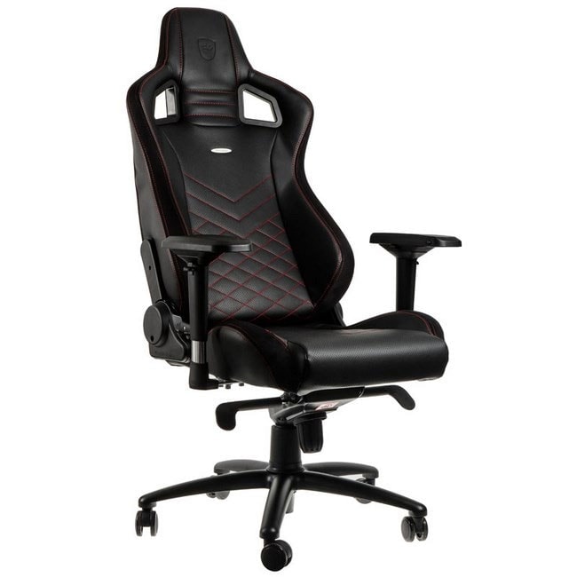 NobleChairs EPIC Series Noir/Rouge - Siège PC Gamer - grosbill.com - 0