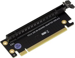 Connectique PC/Téléphonie  Compatible Adaptateur Riser équerre à 90° - Pcie 4.0 Grosbill