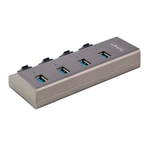 4-PORT SELF-POWERED USB-C HUB - Achat / Vente sur grosbill.com - 1