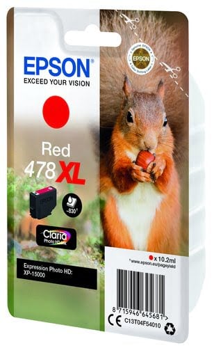 Epson Ink/478XL Squirrel 10.2ml RD - Achat / Vente Consommable imprimante sur grosbill.com - 3