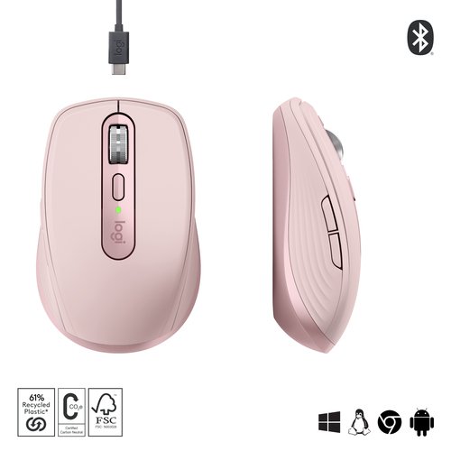 Logitech MX ANYWHERE 3S Rose - Souris PC Logitech - grosbill.com - 20