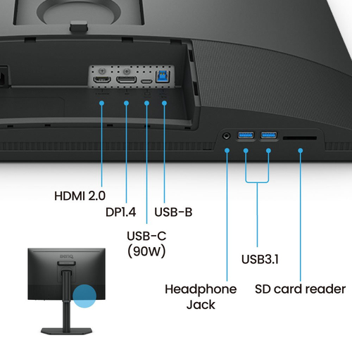 BenQ 24"  9H.LLVLA.TBE - Ecran PC BenQ - grosbill.com - 2