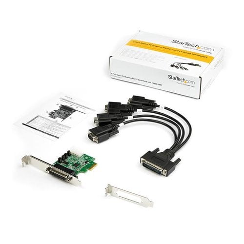 4 PORT PCI-E RS232 SERIAL CARD - Achat / Vente sur grosbill.com - 6