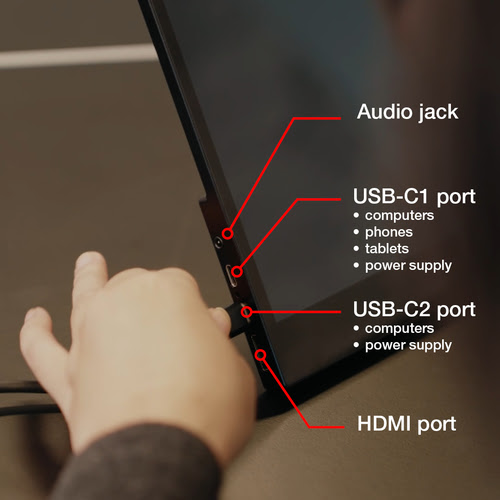 PMT-15 - Moniteur tactile portable 15,6" - Achat / Vente sur grosbill.com - 3