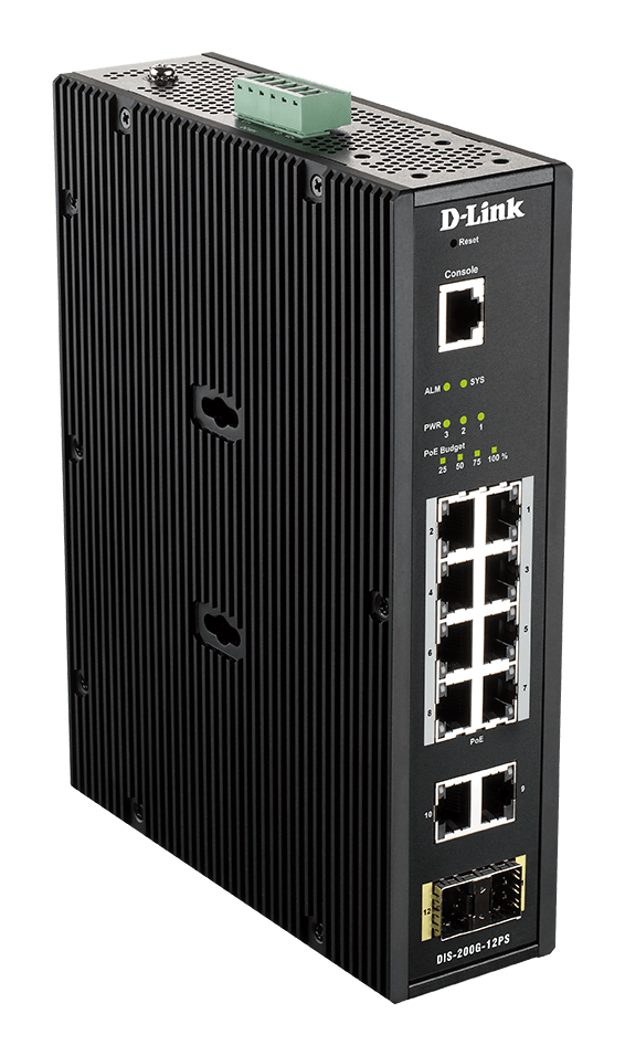 Switch D-Link 8 Ports PoE Gigabit + 2 Ports SFP - Manageable   - 0