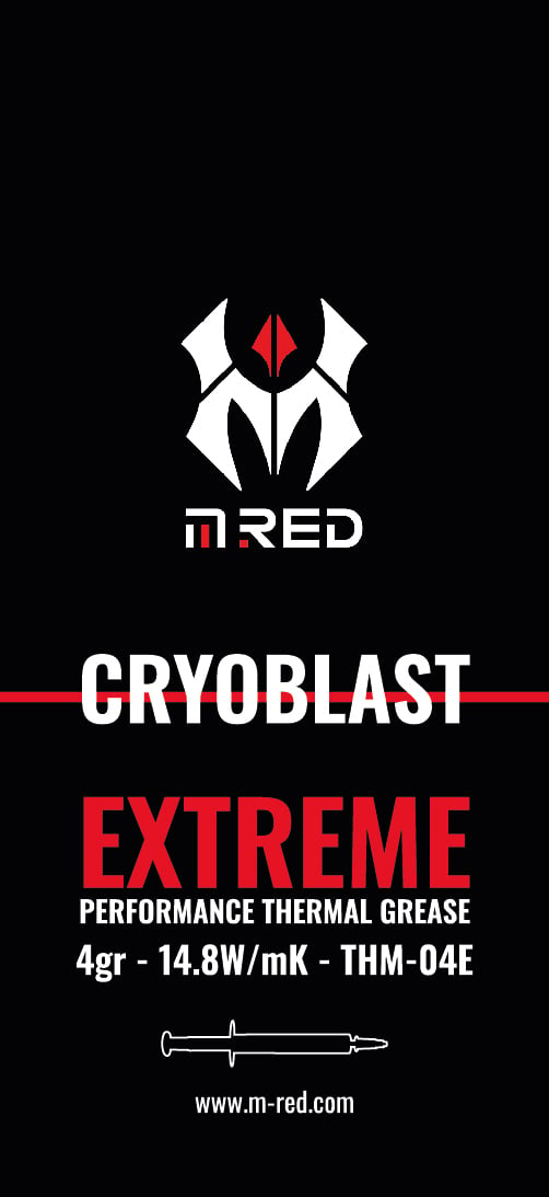 image produit M.RED Thermal Paste CRYOBLAST Extreme 4gr Grosbill