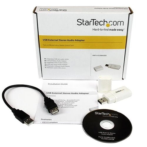 USB to Stereo Audio Adapter Converter - Achat / Vente sur grosbill.com - 5