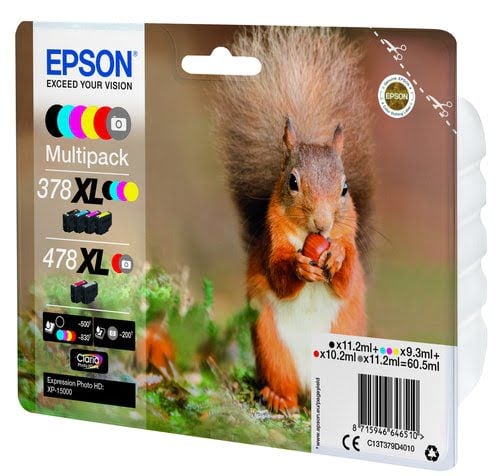 Epson Ink/378XL+478XL Squirrel CMYKRG - Achat / Vente Consommable imprimante sur grosbill.com - 3