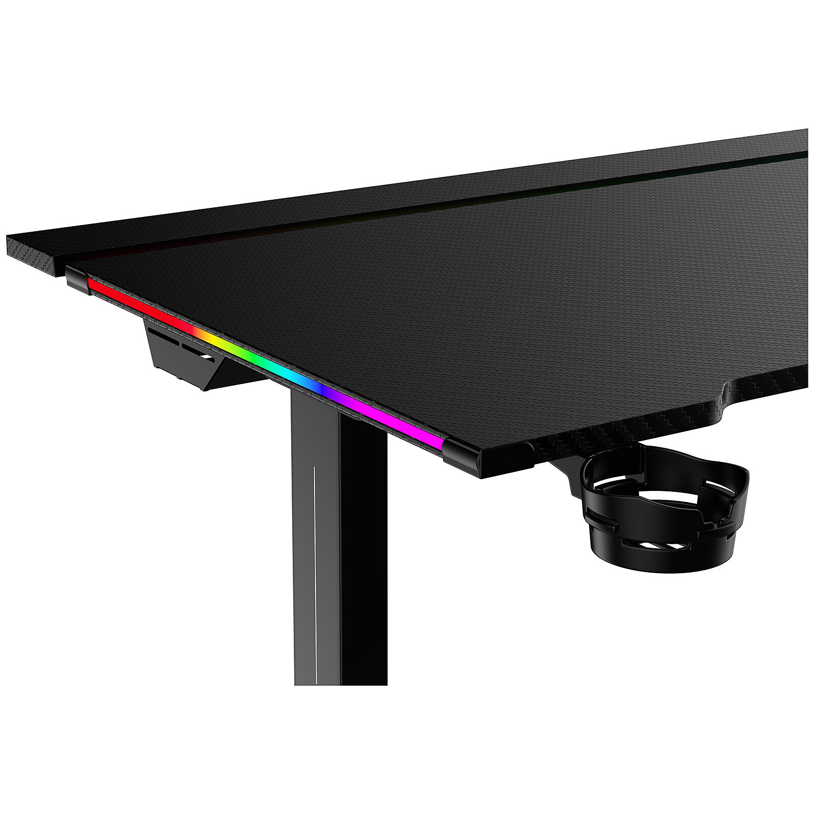 The G-LAB K-Desk Platinium RGB - Noir (K-DESK-PLATINIUM) - Achat / Vente Bureau sur grosbill.com - 4