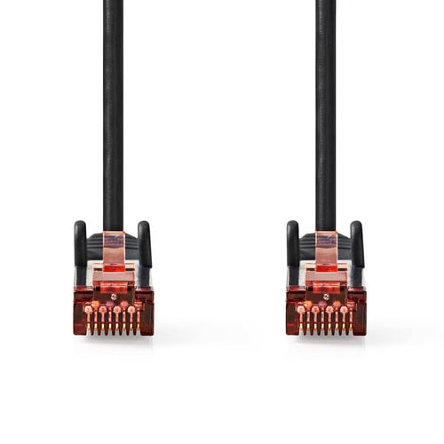 Cable RJ45 male/male - CAT6 S/FTP - Noir - 5m - 1