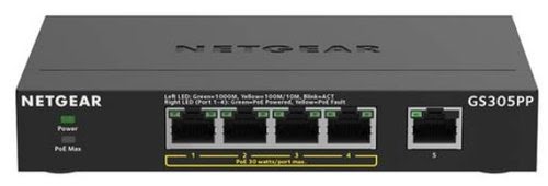 5PT POE/POE+GIGE UNMANAGED SWITCH - Achat / Vente sur grosbill.com - 1