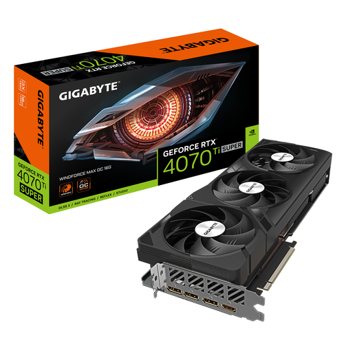 Gigabyte GeForce RTX­­ 4070 Ti SUPER WINDFORCE MAX OC 16G-Seconde Vie-Très Bon Etat - Carte graphique - 0