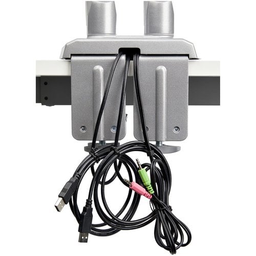 Desk Mount Dual Monitor Arm w/USB/Audio - Achat / Vente sur grosbill.com - 11