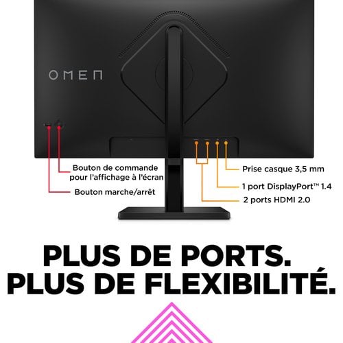 OMEN 27 FHD 165Hz Gaming Mon EMEA-INTL E - Achat / Vente sur grosbill.com - 13