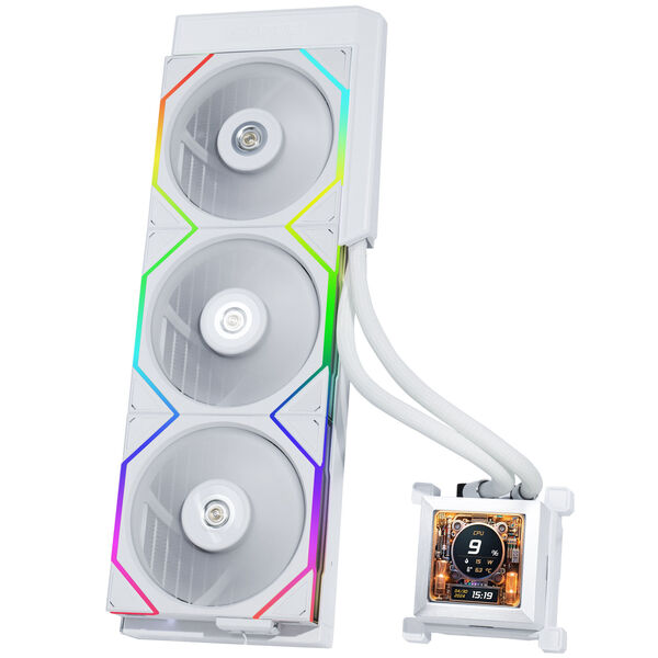 Lian-Li HydroShift LCD 360TL - Blanc-Seconde Vie-Parfait Etat - Watercooling - 0