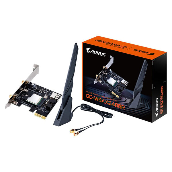 Gigabyte PCI-E BT5.3/WiFi AX2400 - GC-WBAX2400R - Carte réseau - 0