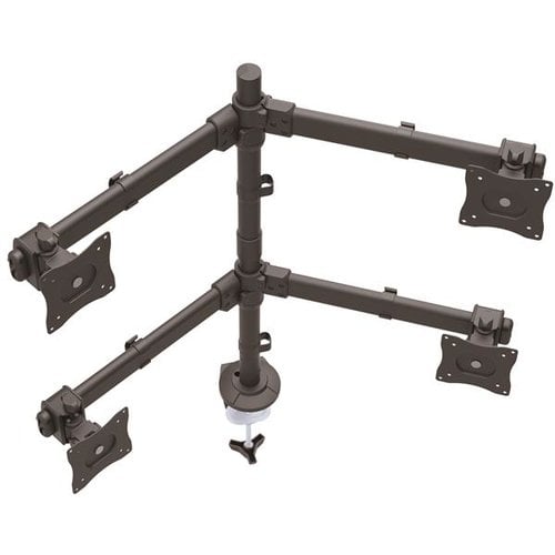 Desk Mount Quad Monitor Arm - Steel - Achat / Vente sur grosbill.com - 4