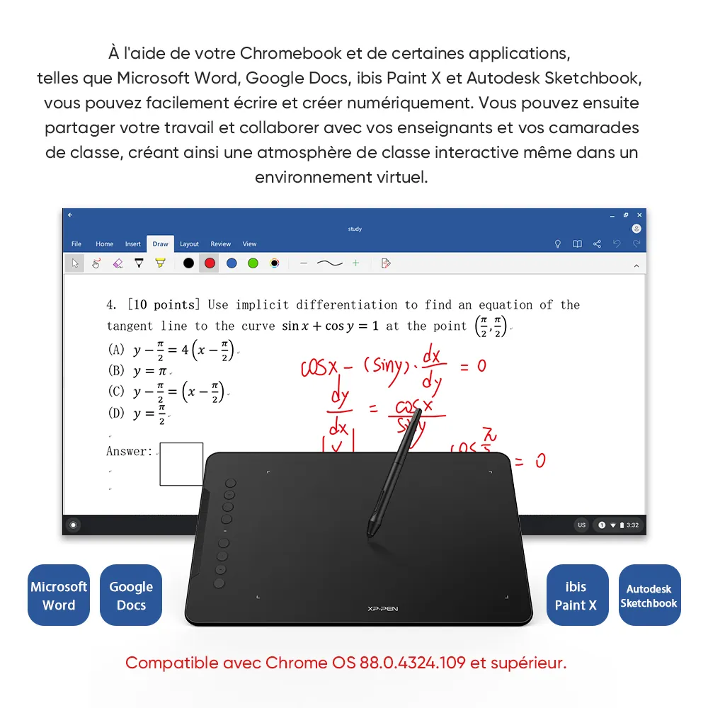 XPPEN Deco01 V3 5080LPI/10"/Noir - Tablette graphique XPPEN - 4