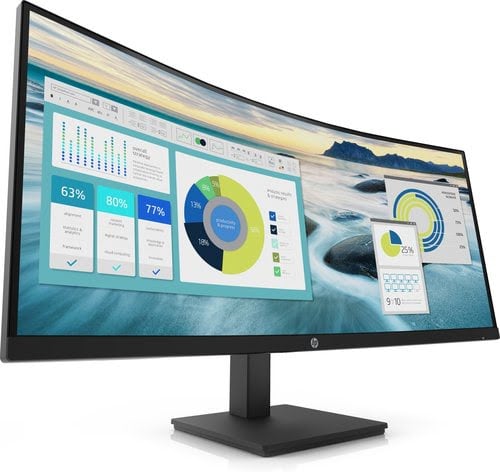 HP P34hc G4 86,4 cm (34") 3440 x 1440 pixels Quad HD LED Noir - Achat / Vente sur grosbill.com - 2