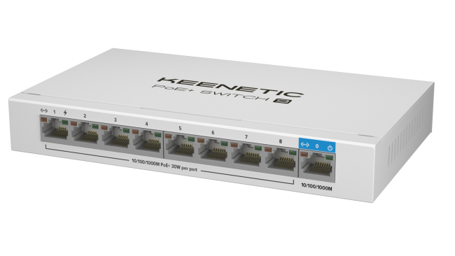 Switch KEENETIC 9 Ports 10/100/1000 - 8 ports PoE + - KN-4710-01-E  - 0