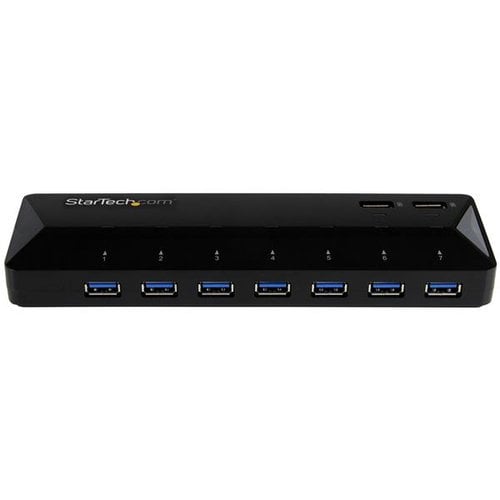 7-Pt USB 3.0 Hub+2x 2.4A Charge Ports - Achat / Vente sur grosbill.com - 3