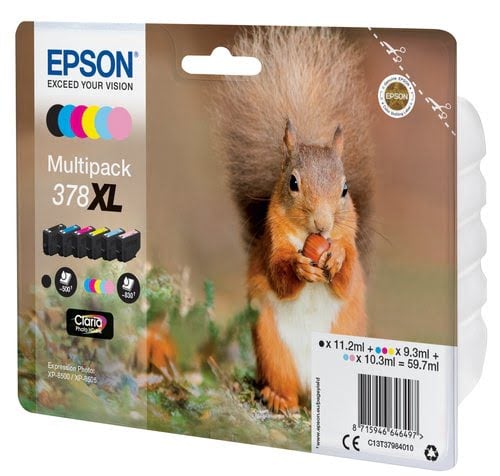 Epson Ink/378XL Squirrel CLcMLmYK - Achat / Vente Consommable imprimante sur grosbill.com - 1