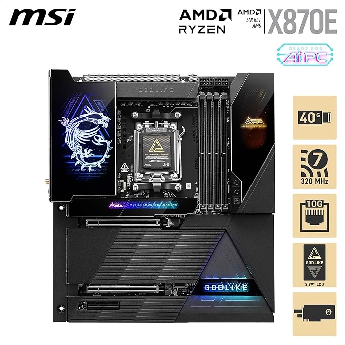 MSI MEG X870E GODLIKE E-ATX  - Carte mère MSI - grosbill.com - 3