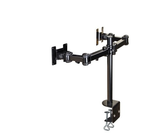 Desk Mount Dual 10-27" Clamp BLACK - Achat / Vente sur grosbill.com - 1