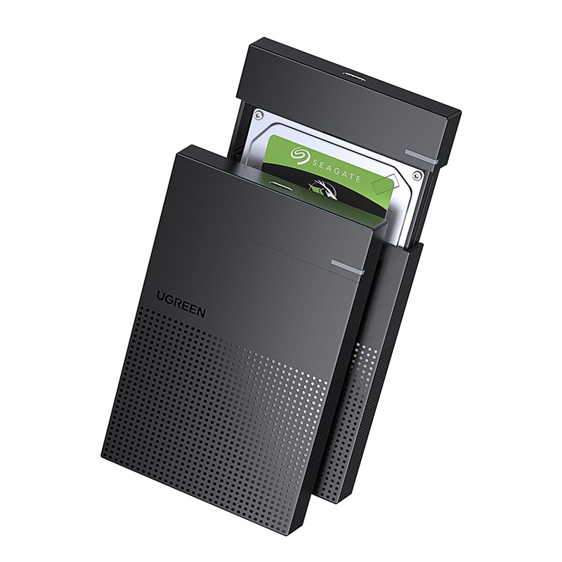 UGREEN Micro USB/HDD/SSD/2.5"SATA/6To/0.30m/Noir - Boîtier externe - 0