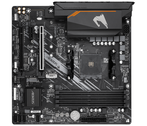 Gigabyte B550M AORUS ELITE Micro-ATX  - Carte mère Gigabyte - 1