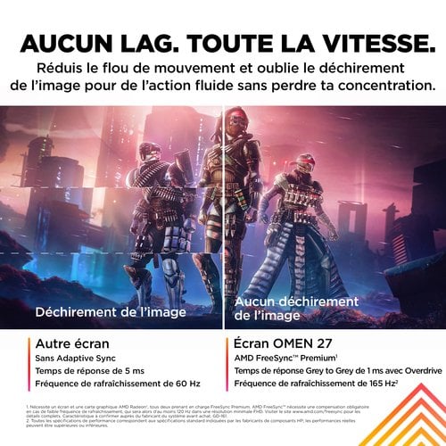 OMEN 27 FHD 165Hz Gaming Mon EMEA-INTL E - Achat / Vente sur grosbill.com - 18