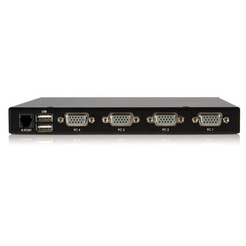 4 Port USB VGA KVM Switch Virtual Media - Achat / Vente sur grosbill.com - 2