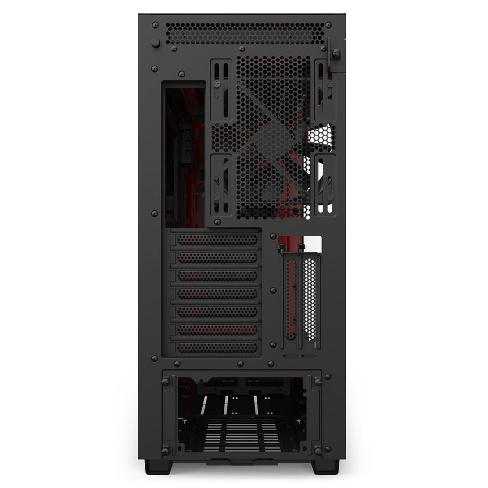 NZXT H710i Noir/Rouge Rouge - Boîtier PC NZXT - grosbill.com - 1