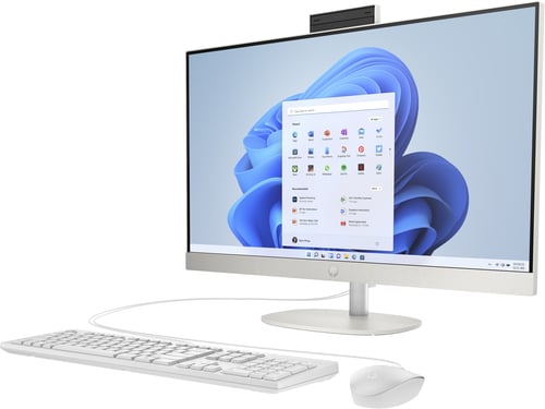 HP 27-cr0034nf  27" FHD/R5-7520U/8Go/512Go/W11 Blanc - All-In-One PC/MAC - 1