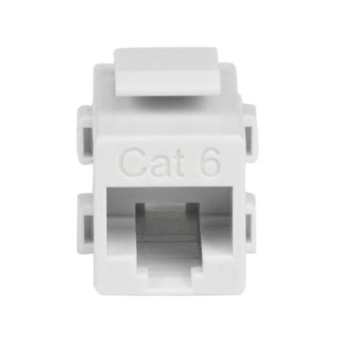 White Cat 6 RJ45 Keystone Jack Coupler - Achat / Vente sur grosbill.com - 1