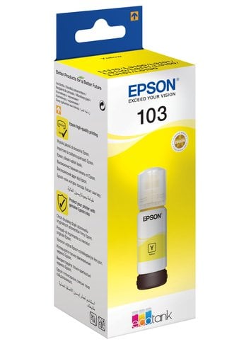 Epson 103 ECOTANK YELLOW INK BOTTLE - Achat / Vente Consommable imprimante sur grosbill.com - 1