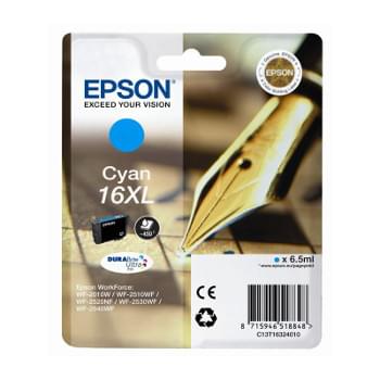 Cartouche d'encre Cyan 16XL - T1632 pour imprimante Jet d'encre Epson - 0