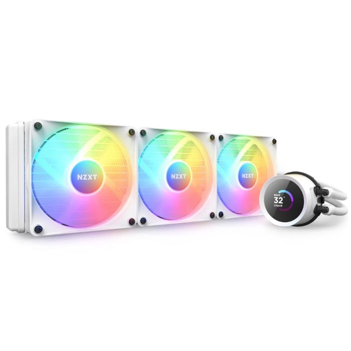 NZXT Kraken Blanc RGB 360mm - Watercooling NZXT - grosbill.com - 5