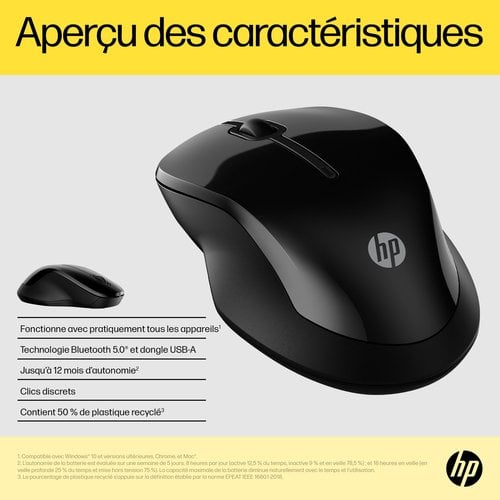 HP 250 Dual Wireless Mouse - Achat / Vente sur grosbill.com - 6