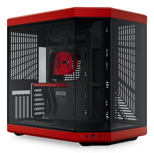 Hyte MT/Sans Alim/E-ATX Rouge - Boîtier PC Hyte - grosbill.com - 0