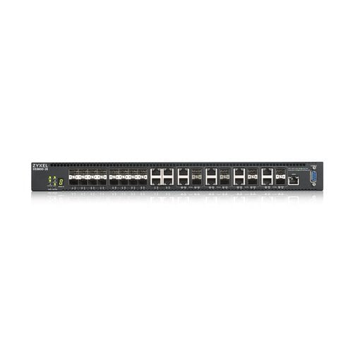 28PORT 10GBE L2+ SWITCH DUALPSU - Achat / Vente sur grosbill.com - 1