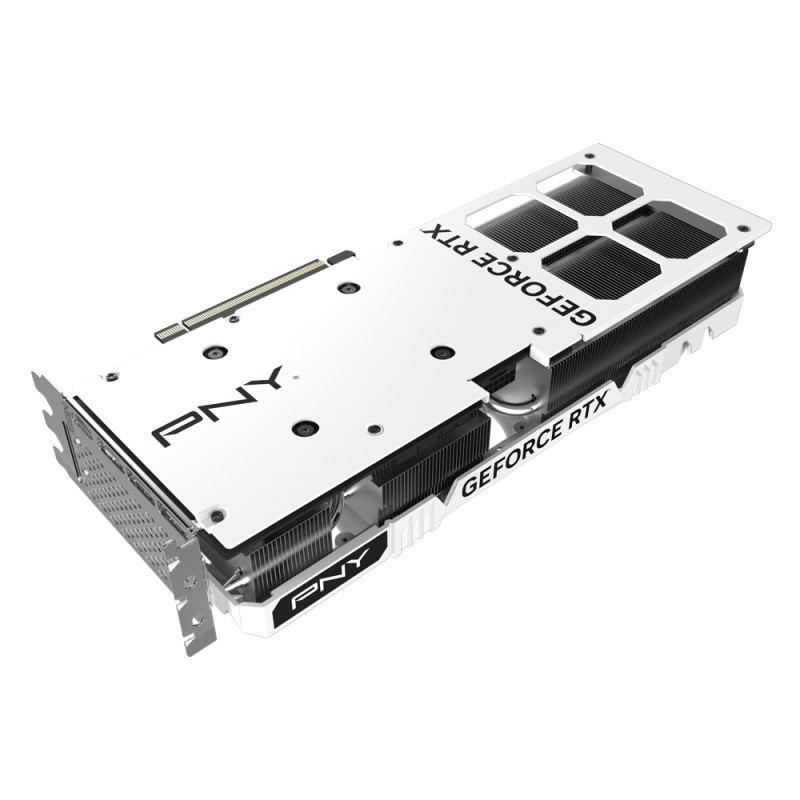 PNY RTX 4070 Ti SUPER 16G VERTO OC Triple Fan Blanc - Carte graphique - 1